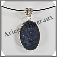 LAPIS LAZULI - Pendentif Argent - Ovale - 30x19 mm - W029