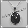 OEIL CELESTE - Pendentif OVALE Cercl - 28x22x9 mm - 10,4 grammes - G009 Mexique