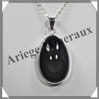 OEIL CELESTE - Pendentif OVALE Cercl - 36x21x10 mm - 14,1 grammes - G010 Mexique