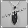 OEIL CELESTE - Pendentif OVALE Cercl - 30x12x7 mm - 6,7 grammes - G011 Mexique