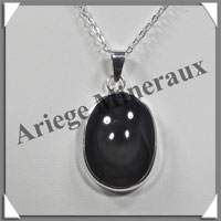 OEIL CELESTE - Pendentif OVALE Cercl - 30x20x10 mm - 12,3 grammes - G013