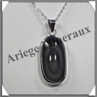 OEIL CELESTE - Pendentif OVALE Cercl - 35x18x10 mm - 12,9 grammes - G027