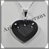 OEIL CELESTE - Pendentif COEUR Serti - 36x30x8 mm - 16,5 grammes - G009 Mexique