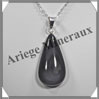 OEIL CELESTE - Pendentif GOUTTE Sertie - 41x21x8 mm - 14,2 grammes - G041 Mexique