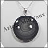 OEIL CELESTE - Pendentif ROND Serti - 45x45x8 mm - 36,3 grammes - G043 Mexique