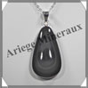 OEIL CELESTE - Pendentif FREE FORM Serti - 50x25x8 mm - 19,0 grammes - G044 Mexique