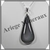 OEIL CELESTE - Pendentif GOUTTE Sertie - 60x27x7 mm - 20,1 grammes - G059 Mexique