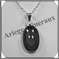 OEIL CELESTE - Pendentif OVALE Serti - 29x17x8 mm - 9,7 grammes - G005