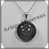 OEIL CELESTE - Pendentif ROND Serti - 25x25x10 mm - 16,5 grammes - G011 Mexique