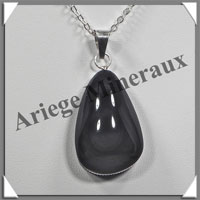 OEIL CELESTE - Pendentif FREE FORM Serti - 35x22x10 mm - 16,1 grammes - G015