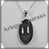 OEIL CELESTE - Pendentif OVALE Serti - 35x20x7 mm - 11,3 grammes - G022 Mexique