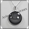 OEIL CELESTE - Pendentif ROND Serti - 32x32x8 mm - 17,6 grammes - G029 Mexique