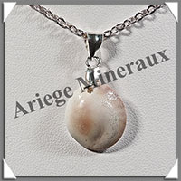 OEIL de SAINTE-LUCIE - Pendentif Argent - Ovale - 20x13 mm - W001