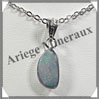 OPALE NOBLE - Pendentif Argent - Free Form - 17x9 mm - W006 Australie