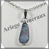 OPALE NOBLE - Pendentif Argent - Free Form - 20x10 mm - W007 Australie