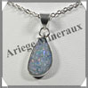 OPALE NOBLE - Pendentif Argent - Free Form - 18x10 mm - W008 Australie