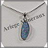 OPALE NOBLE - Pendentif Argent - Free Form - 18x10 mm - W010 Australie
