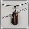 OEIL de TIGRE - Pendentif - Rectangle - 30x15 mm - W004 Afrique du Sud