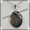 PIETERSITE - Pendentif Argent - Ovale - 35x25 mm - W001 Namibie