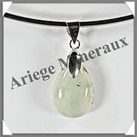 PRENHITE - Pendentif Argent - Goutte - 25x14 mm - W007