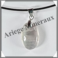 PRENHITE - Pendentif Argent - Ovale - 27x14 mm - W008 Mali