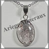 QUARTZ SEVEN - Pendentif Argent - Ovale - 20x13mm - W001 Brsil