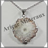 QUARTZ SOLAIRE - Pendentif Argent - Free Form - Diamtre : 30 mm - W001 Uruguay
