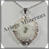 QUARTZ SOLAIRE - Pendentif Argent - Free Form - Diamtre : 30 mm - W002 Uruguay