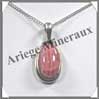 RHODOCHROSITE - Pendentif Argent - Ovale - 25 mm - C003 Prou
