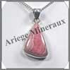 RHODOCHROSITE - Pendentif Argent - Triangle - 30 mm - P020 Prou