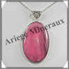 RHODOCHROSITE - Pendentif Argent - Ovale - 52x32 mm - W015 Argentine