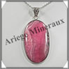 RHODOCHROSITE - Pendentif Argent - Ovale - 55x30 mm - W016 Argentine