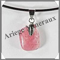 RHODOCHROSITE - Pendentif Argent - Free Form - 20x10 mm - W019