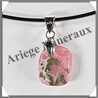 RHODOCHROSITE - Pendentif Argent - Free Form - 20x10 mm - W019
