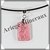 RHODOCHROSITE - Pendentif Argent - Rectangle - 25x12 mm - W020 Argentine