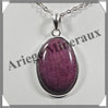 RUBIS - Pendentif Argent - Ovale - 30x20 mm - W005 Inde