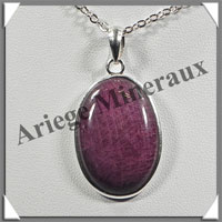 RUBIS - Pendentif Argent - Ovale - 30x20 mm - W005