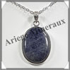 SAPHIR - Pendentif Argent - Ovale - 25x20 mm - W002 Inde