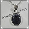 SAPHIR - Pendentif Argent - Ovale - 19x14 mm - W005 Inde