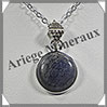 SAPHIR - Pendentif Argent - Rond - Diamtre : 15 mm - W006 Inde