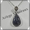 SAPHIR - Pendentif Argent - Goutte - 20x13 mm - W007 Inde