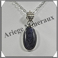 SAPHIR - Pendentif Argent - Ovale - 20x10 mm - W008