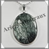 SERAPHINITE - Pendentif Argent - Ovale - 46x34 mm - W002 Russie