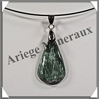 SERAPHINITE - Pendentif - Goutte - 30x20 mm - W017