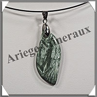 SERAPHINITE - Pendentif - Free Form - 40x18 mm - W019