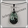 SERAPHINITE - Pendentif - Goutte - 25x18 mm - W020 Russie