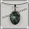 SERAPHINITE - Pendentif - Goutte - 30x20 mm - W022 Russie