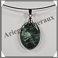 SERAPHINITE - Pendentif - Goutte - 30x20 mm - W022