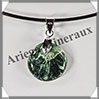SERAPHINITE - Pendentif Argent - Rond - Diamtre : 19 mm - W025 Russie