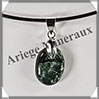 SERAPHINITE - Pendentif Argent - Ovale - 17x12 mm - W027 Russie